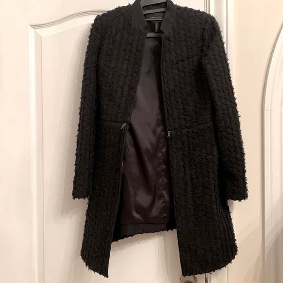 BCBG Black Long Coat - Picture 5 of 16